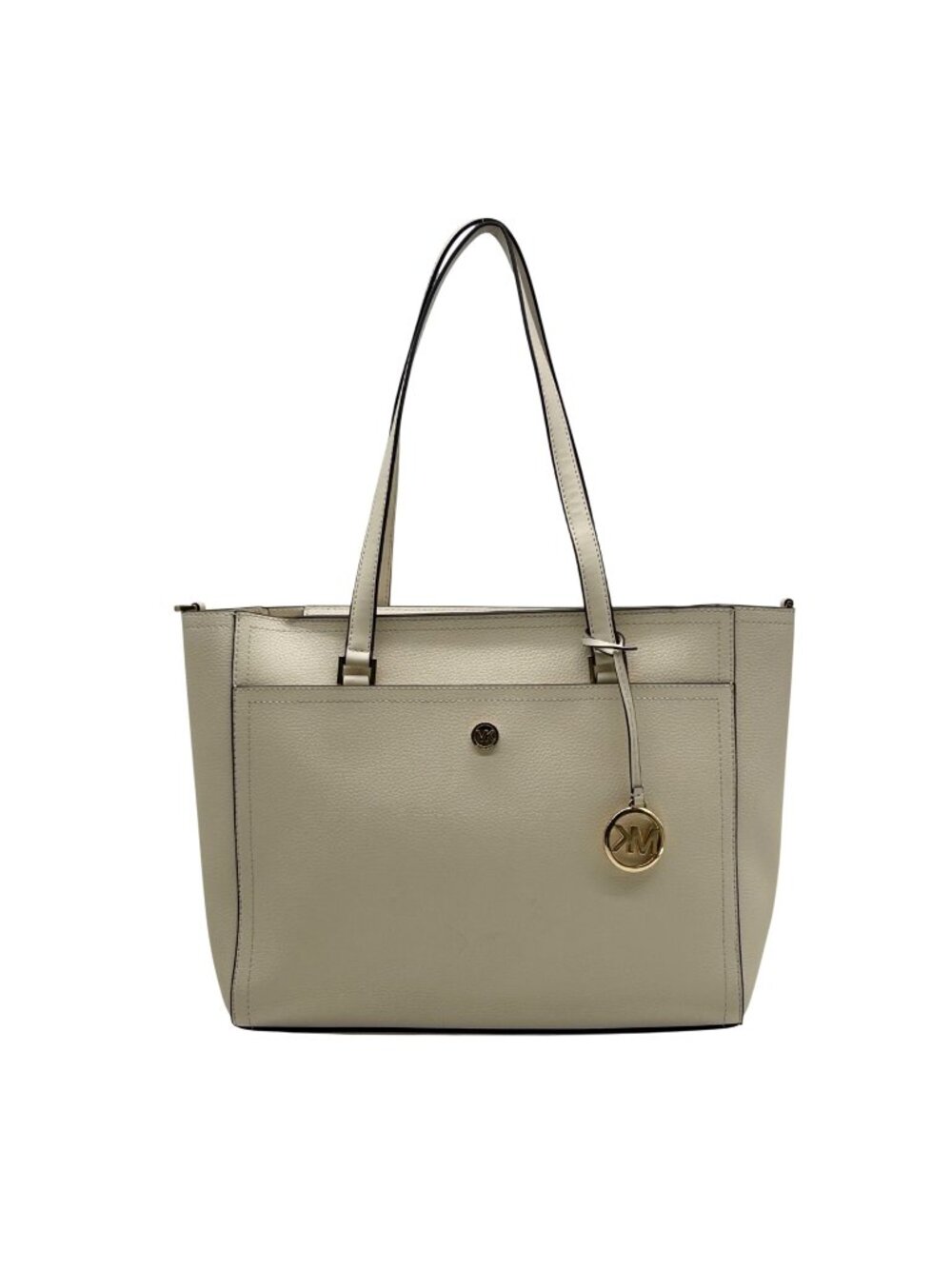 Michael Kors Large 3-In-1 Cream Pebbled Leather Tote Bag